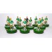 Subbuteo Andrew Table Soccer Germany 1988 away kit on classic Hasbro bases